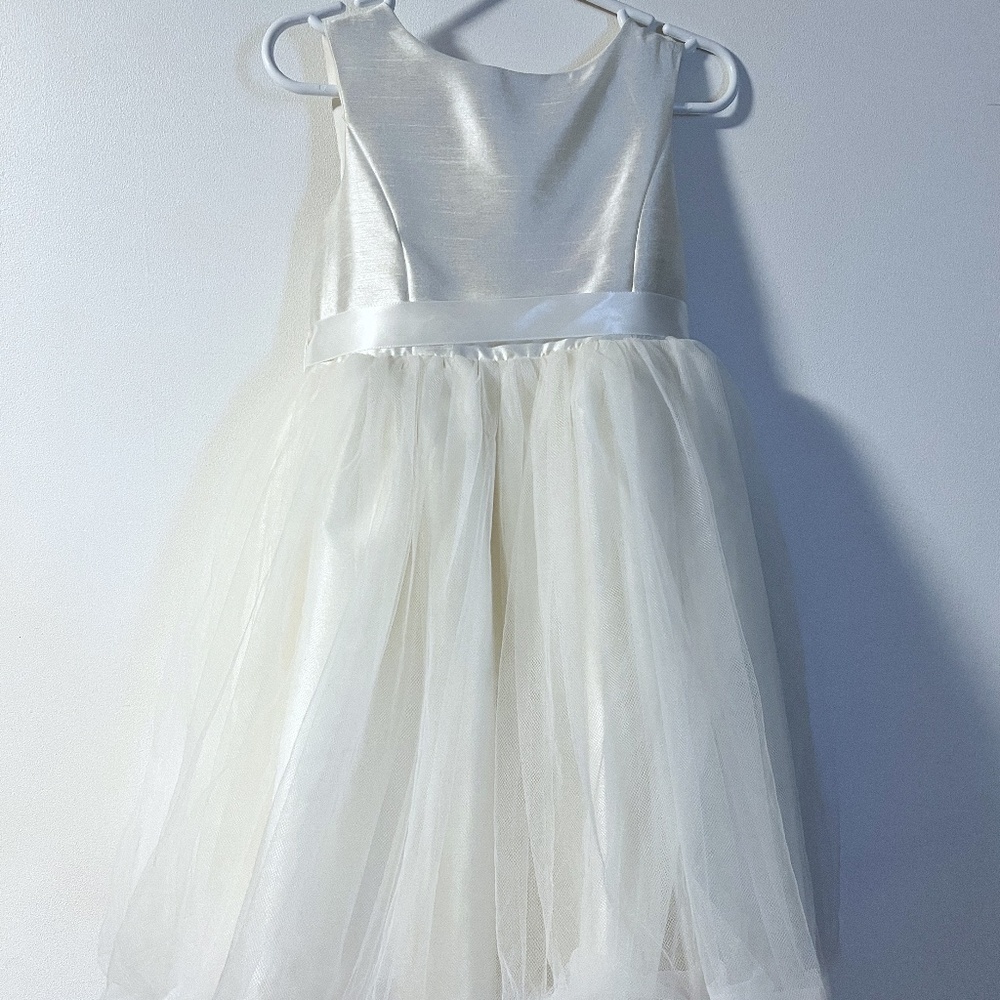 Flower Girl White Dress